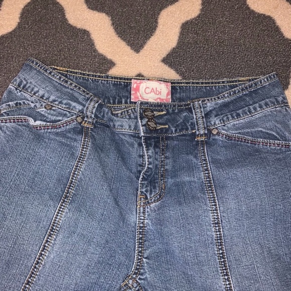 Cabi wide leg Capri jeans - Picture 3 of 5